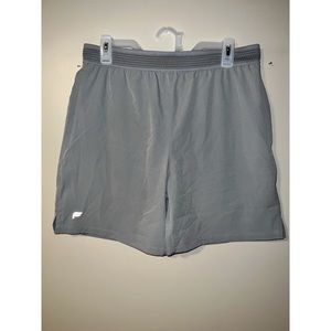 NWT Fabletics “Fundamental” 7-inch shorts with liner (shadow grey)